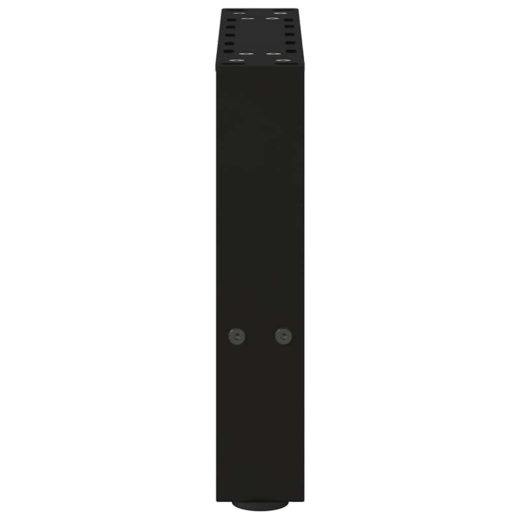 sofabordsben sort 2 stk. 30x(30-31) cm stål