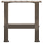 sofabordsben naturstål 2 stk. 40x(30-31) cm stål