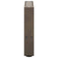 sofabordsben naturstål 2 stk. 40x(30-31) cm stål