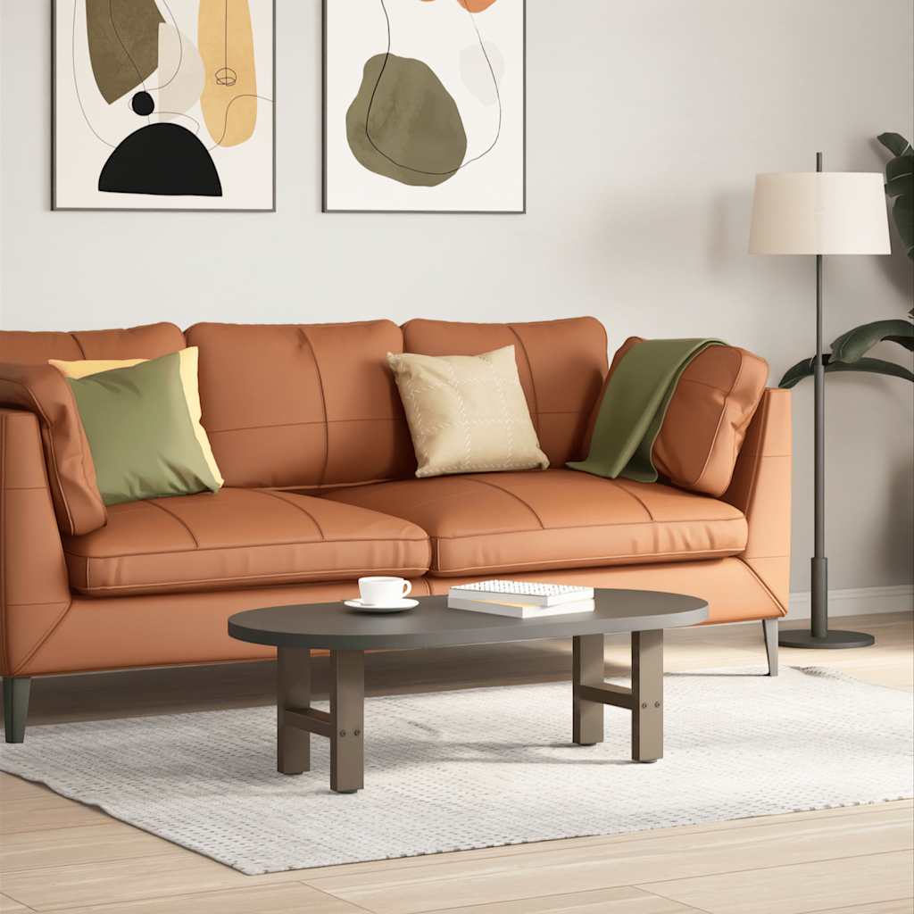 sofabordsben naturstål 2 stk. 40x(30-31) cm stål