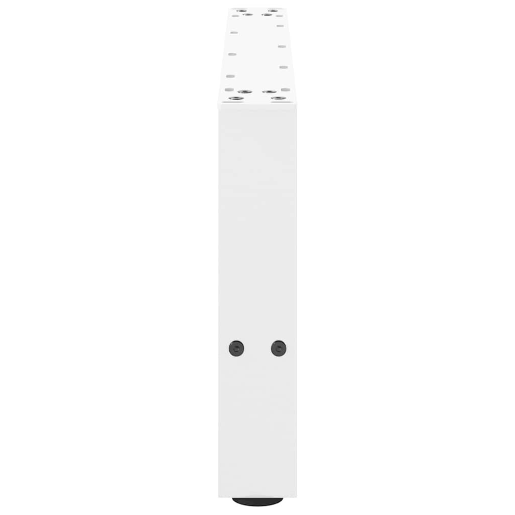 sofabordsben hvide 2 stk. 70x(30-31) cm stål