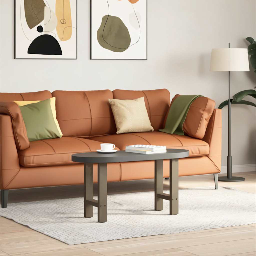 sofabordsben naturstål 2 stk. 38 x (42-43) cm stål