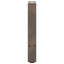 sofabordsben naturstål 2 stk. 38 x (42-43) cm stål
