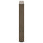 sofabordsben naturstål 2 stk. 60x(42-43) cm stål