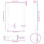 spisebordsben hvide 2 stk. 50x(72-73) cm stål