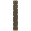 spisebordsben naturstål 2 stk. 50x(72-73) cm stål