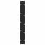 spisebordsben sort 2 stk. 70x(72-73) cm stål