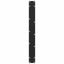 spisebordsben sort 2 stk. 80x(72-73) cm stål