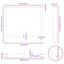 spisebordsben antracit 2 stk. 80x(72-73) cm stål