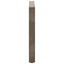 spisebordsben naturstål 2 stk. 80x(72-73) cm stål