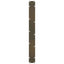 spisebordsben naturstål 2 stk. 80x(72-73) cm stål
