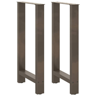 barbordsben naturstål 2 stk. 50x(90-91) cm stål