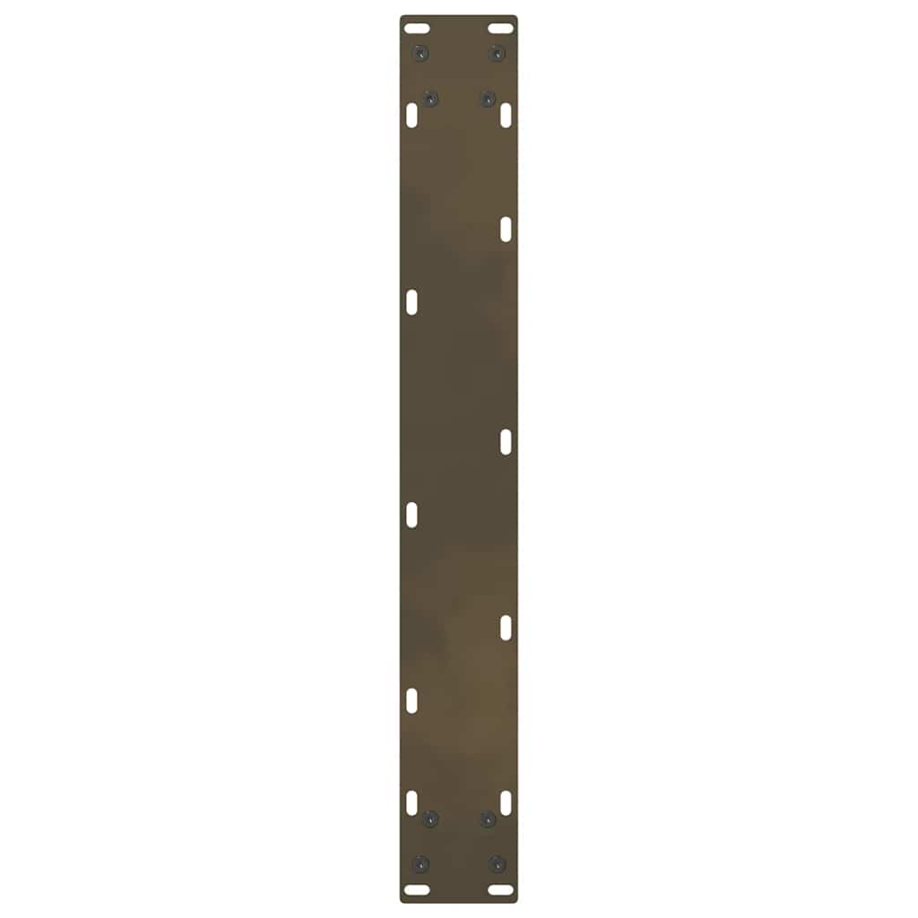 barbordsben naturstål 2 stk. 60x(90-91) cm stål