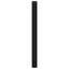 barbordsben sort 2 stk. 40x(100-101) cm stål