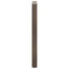 barbordsben naturstål 2 stk. 60x(100-101) cm stål