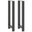 barbordsben antracit 2 stk. 40x(110-111) cm stål