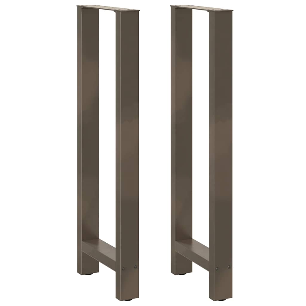 barbordsben naturstål 2 stk. 40x(110-111) cm stål