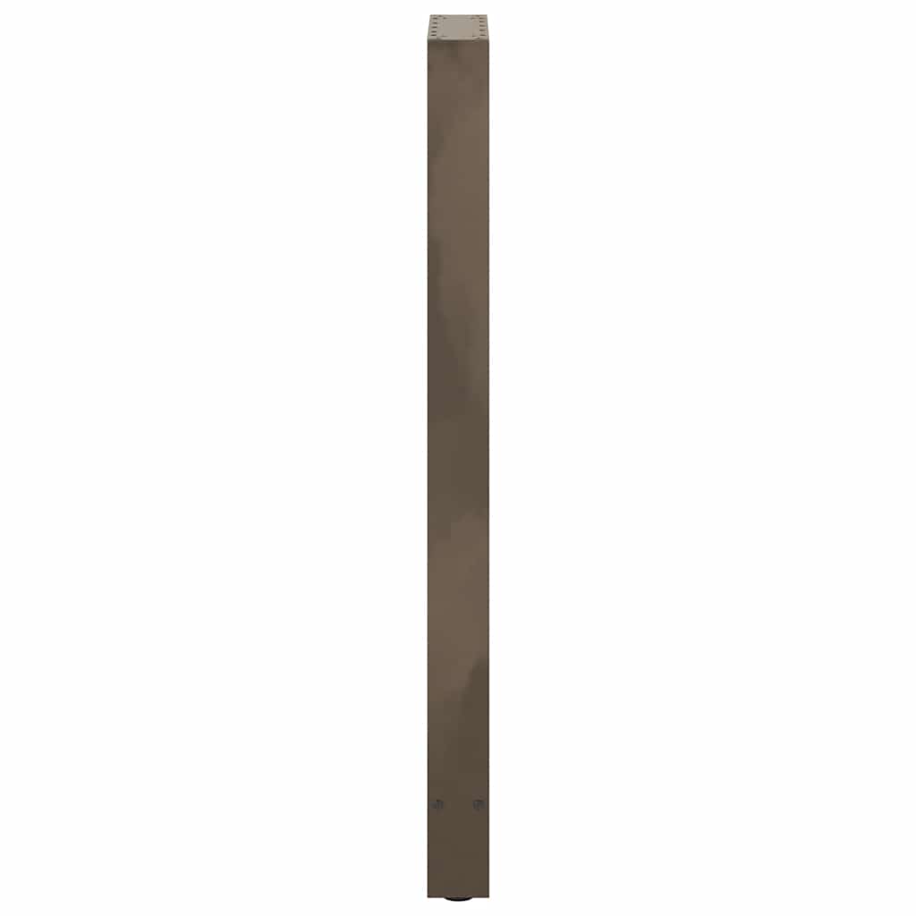 barbordsben naturstål 2 stk. 40x(110-111) cm stål
