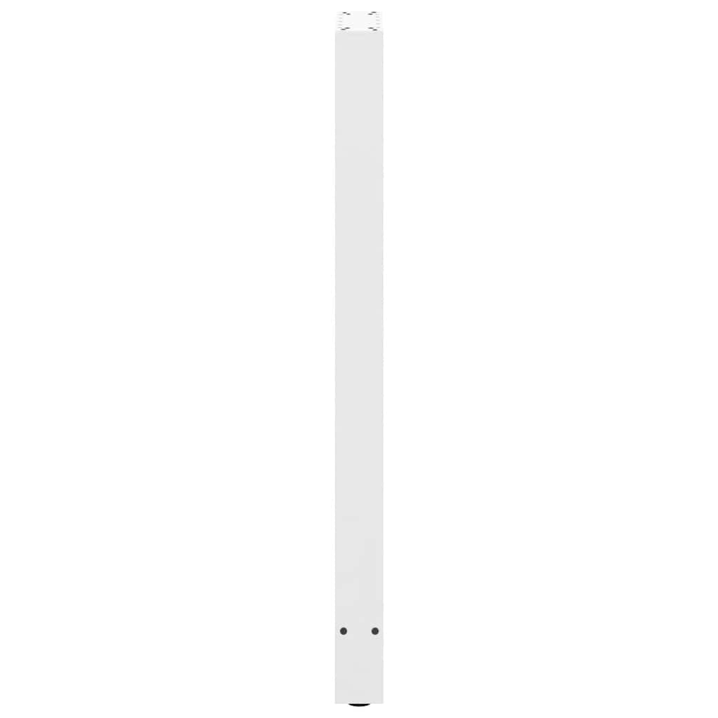 barbordsben hvide 2 stk. 50x(110-111) cm stål