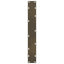 barbordsben naturstål 2 stk. 60x(110-111) cm stål