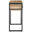 konsolbord 100x35x75 cm massivt ru mangotræ