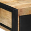konsolbord 100x35x75 cm massivt ru mangotræ