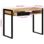 skrivebord 100x50x75 cm massivt ru mangotræ