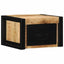 sengeskabe 2 stk 40x35x25 cm massivt ru mangotræ