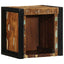sengeskabe 2 stk 40x35x40 cm massivt genbrugstræ flerfarvet