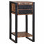 Endebord Flerfarvet 40 x 40 x 80 cm Solid genbrugs træ