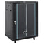 netværksskab 60x45x86 cm 15U 19" IP20 sort