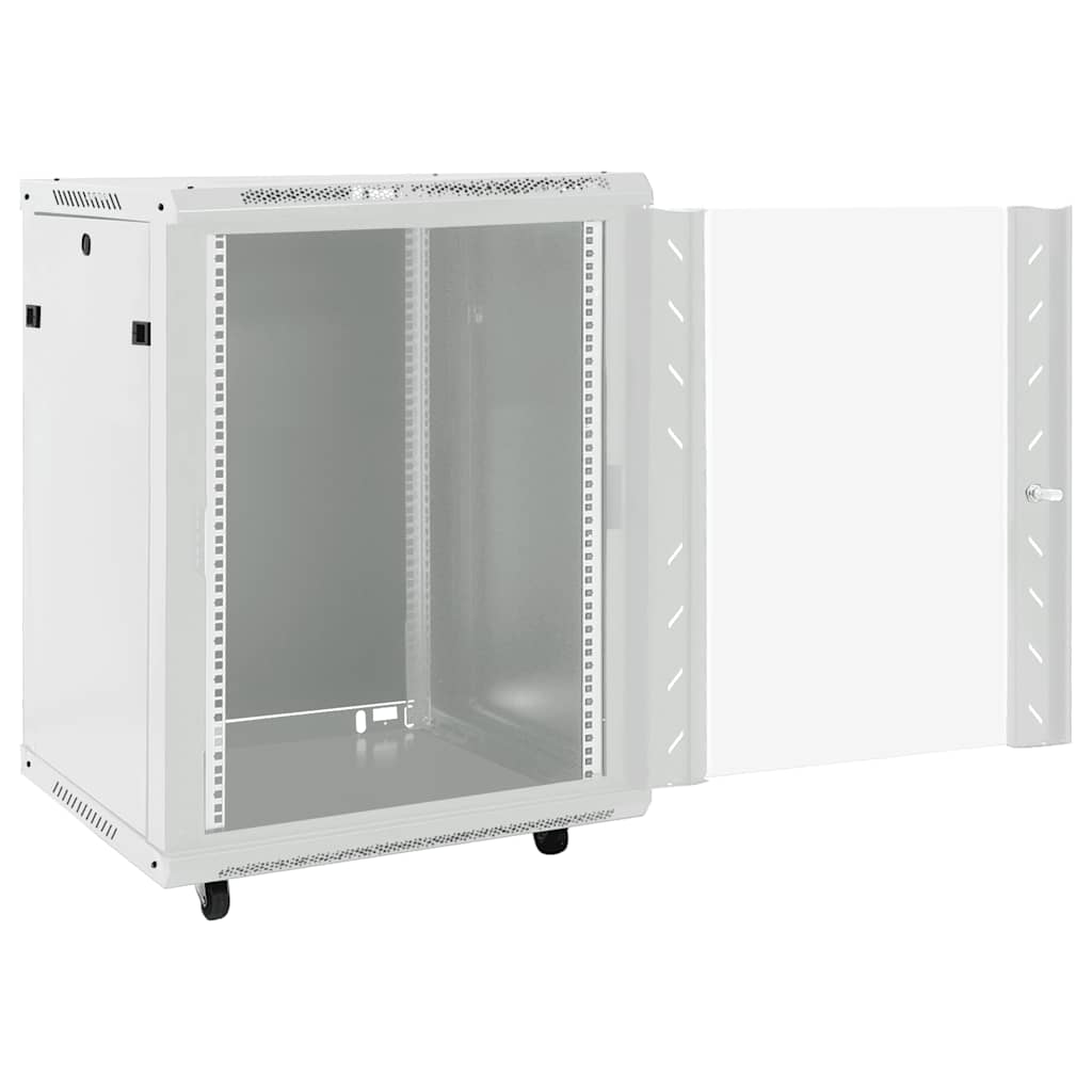 netværksskab 60x45x86 cm 15U 19" IP20 grå