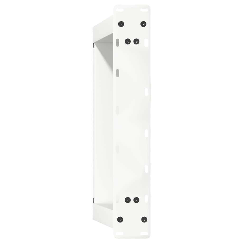 sofabordsben U-formet 2 stk. hvid 40x(30-31) cm stål