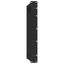 sofabordsben U-formet 2 stk. sort 60 x (30-31) cm stål