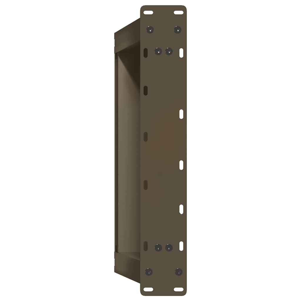 sofabordsben U-formet 2 stk. naturstål 60 x (42-43) cm stål