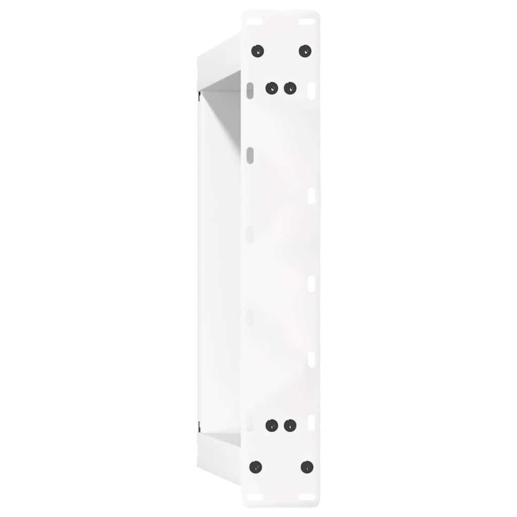sofabordsben U-formet 2 stk. hvid 70 x (42-43) cm stål