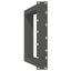 spisebordsben U-formet 2 stk. antracit 50x(72-73) cm stål