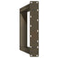 spisebordsben U-formet 2 stk. naturstål 60 x (72-73) cm stål