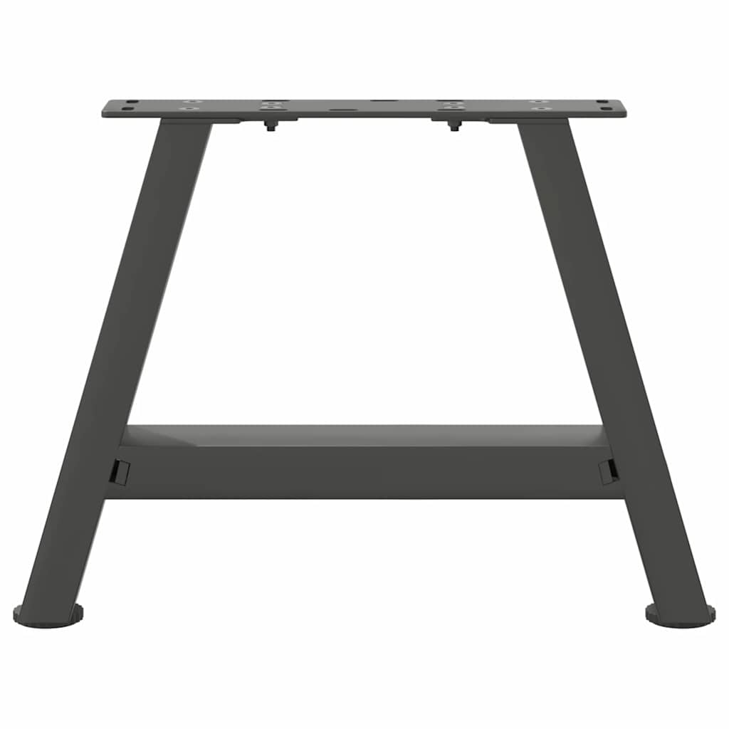 sofabordsben A-formet 2 stk. antracit 30x(30-31) cm stål
