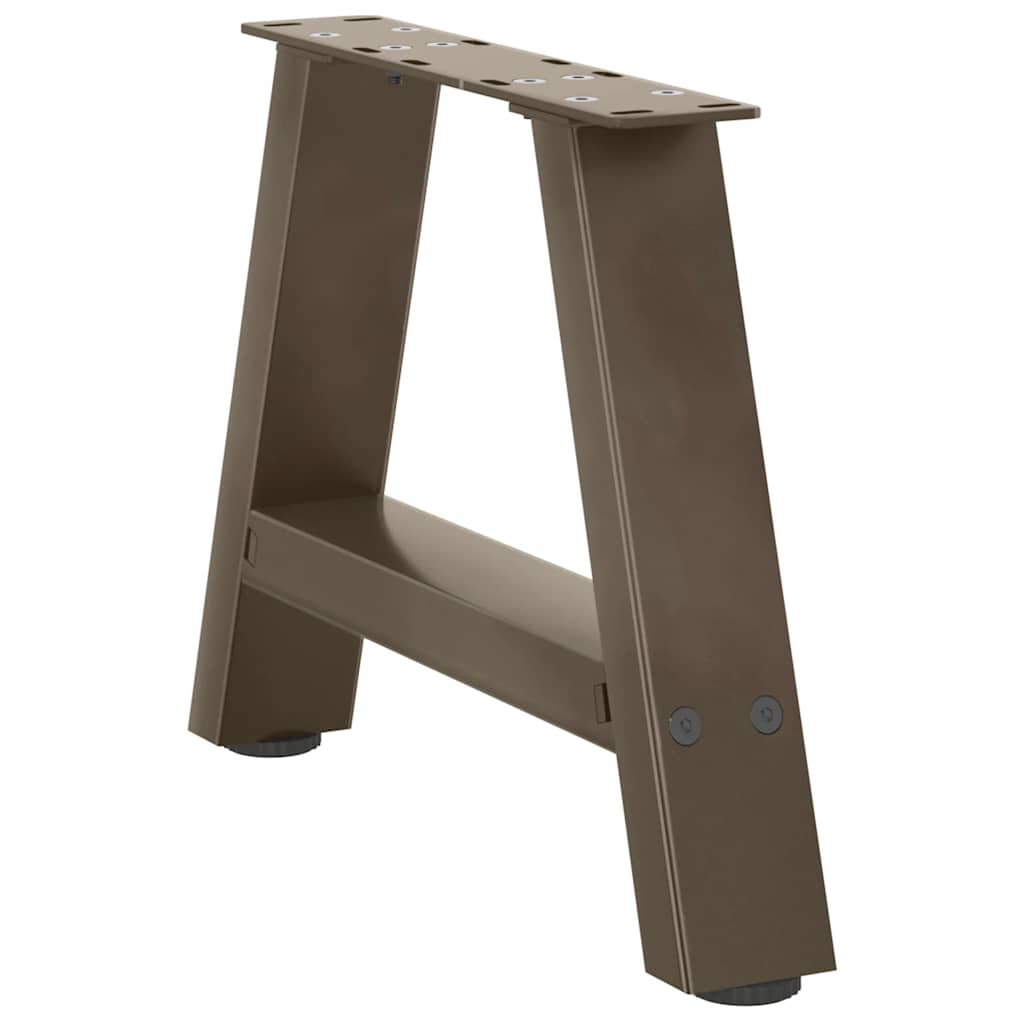 sofabordsben A-formet 2 stk. 40x(30-31) cm stål