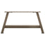 sofabordsben A-formet 2 stk. 60x(30-31) cm stål