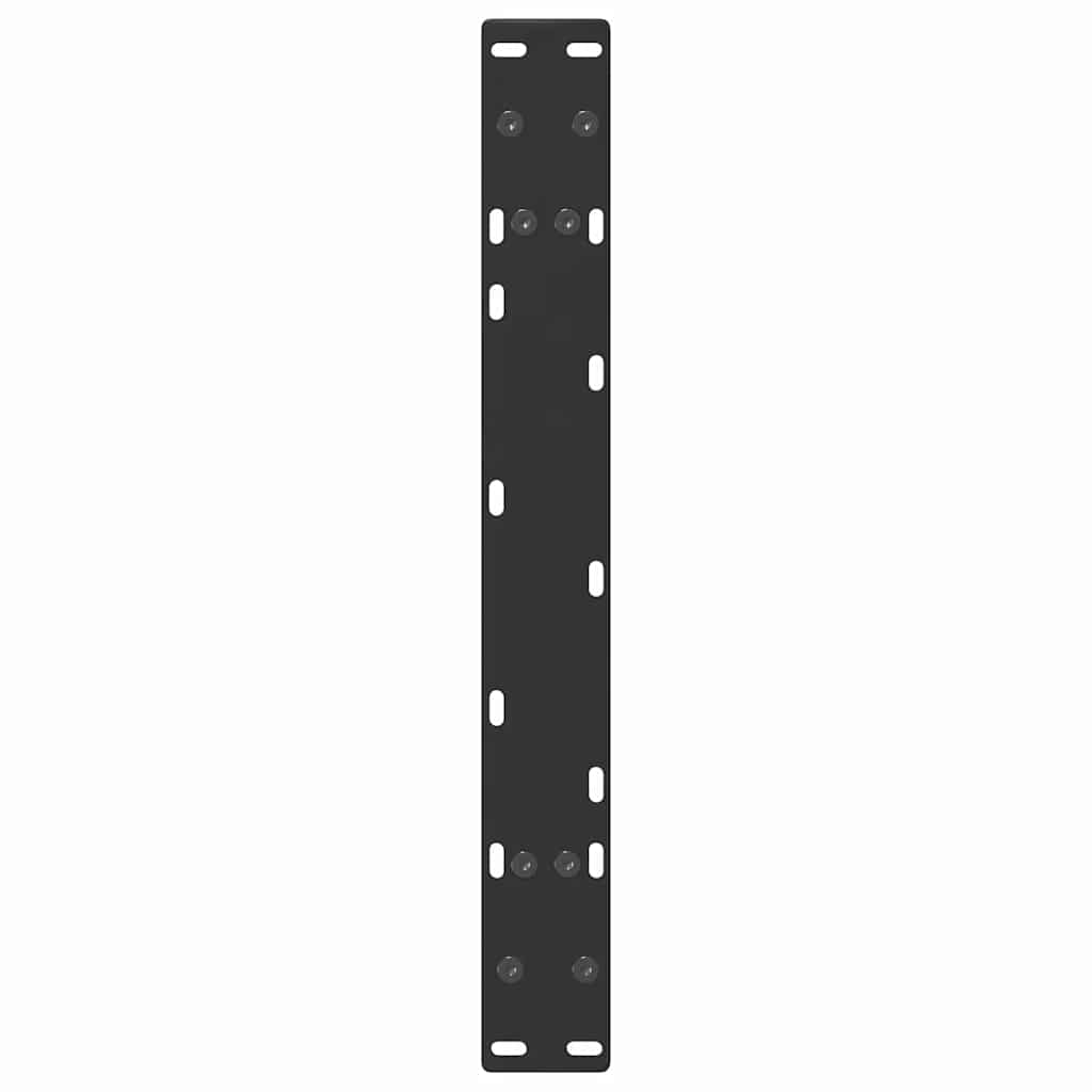 sofabordsben A-formet 2 stk. sort 70 x (30-31) cm stål