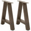 sofabordsben A-formet 2 stk. 38 x (42-43) cm stål