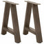 sofabordsben A-formet 2 stk. 50x(42-43) cm stål