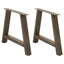 sofabordsben A-formet 2 stk. 60 x (42-43) cm stål