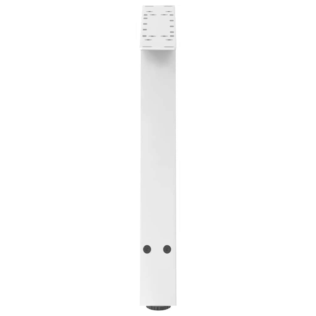 sofabordsben A-formet 2 stk. hvid 70 x (42-43) cm stål