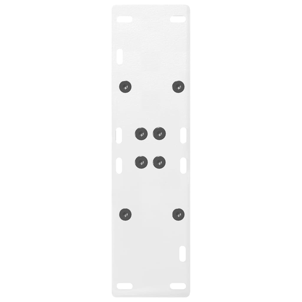 spisebordsben A-formet 2 stk. hvid 60 x (72-73) cm stål