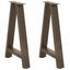 spisebordsben A-formet 2 stk. 60 x (72-73) cm stål