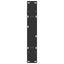 spisebordsben A-formet 2 stk. sort 70 x (72-73) cm stål