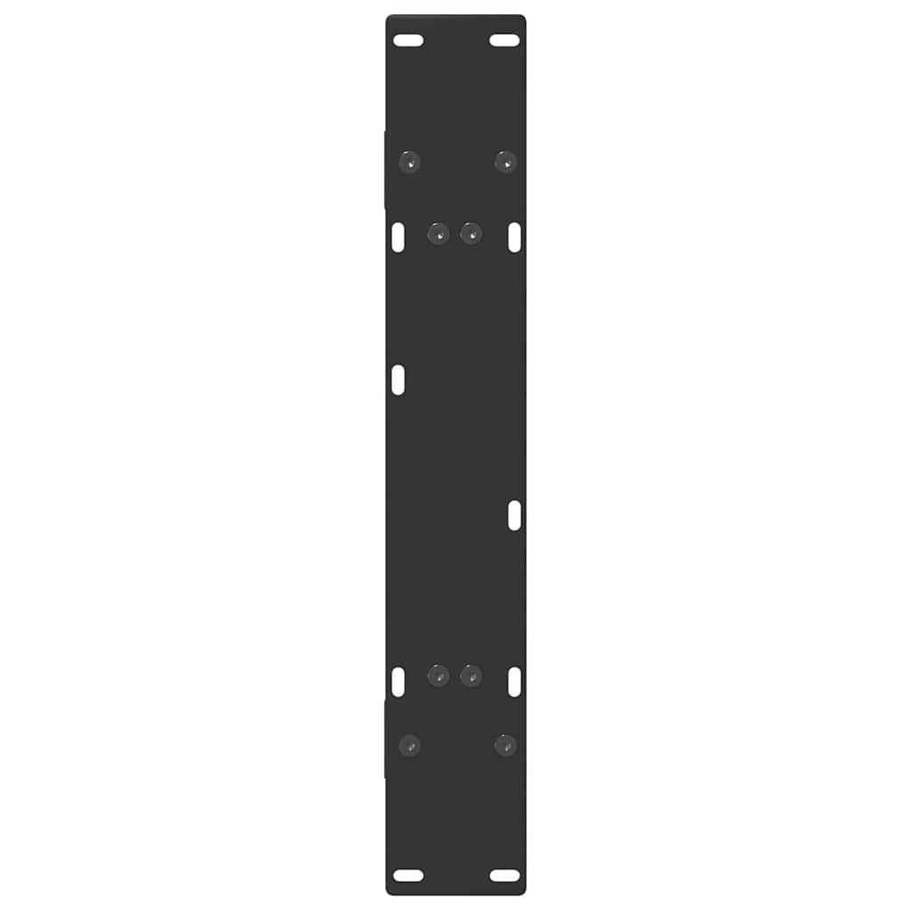 spisebordsben A-formet 2 stk. sort 70 x (72-73) cm stål
